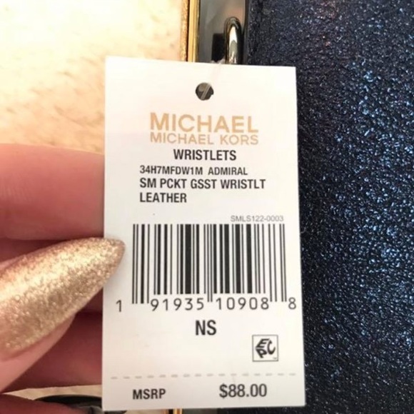 Black Michael Kors Wristlet - Picture 4 of 5